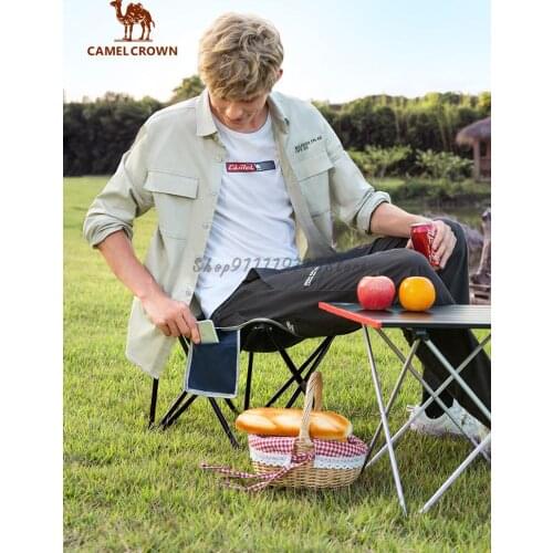 Outdoor Fishing Chair Portable Folding Chair Folding Stool Portable Self Driving Fishing Chair Multifunctional Camping Table And