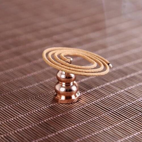 Vintage Brass Incense Burner Holder Chinese Buddha For Incense Stick Coil Bottle Gourd Shaped Copper Incense Holder