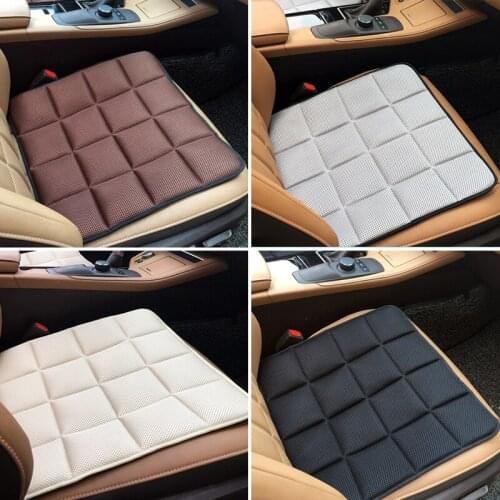 4 Seasons Car Seat Cushion Anti-skid Breathable Mesh Fabric Seat Protector Automobile Eliminate Odor Seat Cushion