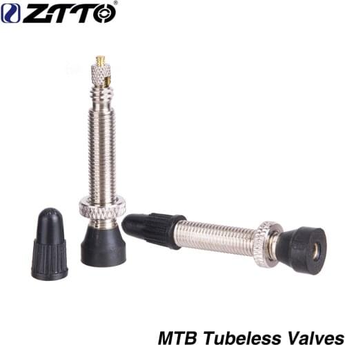 ZTTO 2Pcs Bicycle Parts MTB Road Bike Tubeless 30mm Valves FV French Tyre F/V No Tubes Presta Tire Conversion Kit