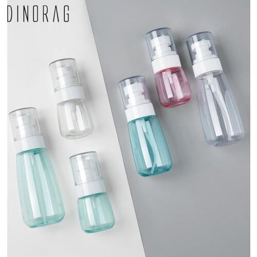 Dinorag 1Pcs/Set 30/60/100ml Portable Empty Spray Bottles Plastic Perfume Atomizer Lotion Bottle Refillable Bottle Container