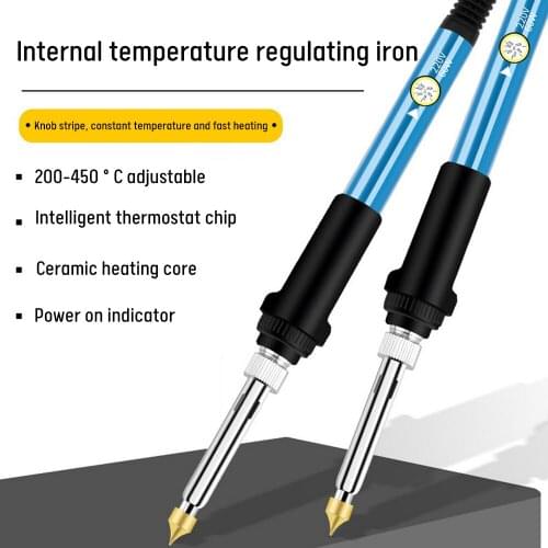 Electric Soldering Iron Pyrography 76-piece Thermostat Soldering Iron Set Pyrography Machine Tool Soldering Pen US/ES/UK/AU