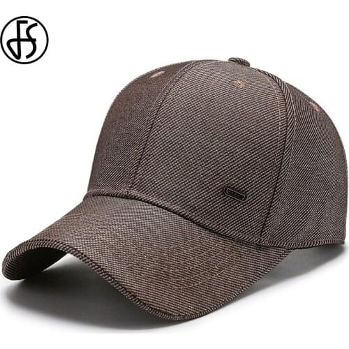 FS 2021 New Summer Mature Men Cap Streetwear Sunscreen Snapback Baseball Caps For Women Brown Gray Dad Hats Casquette Homme