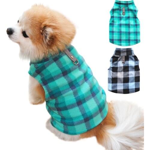 Pet Clothes Fleece Dog Harness Vest Puppy T shirt Coat Jacket for Small Dogs Warm Vests Costume Chihuahua French Bulldog