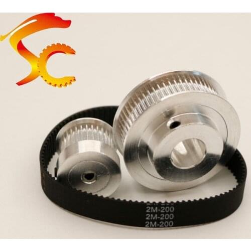Timing Belt Pulley GT2 60teeth 30teeth Reduction 2:1/1:2 3D printer accessories belt width 10mm Bore 5&5mm