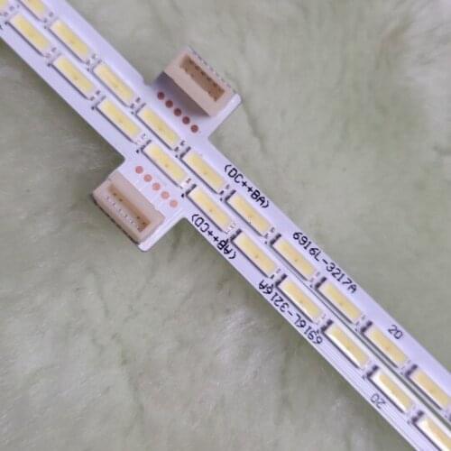 2 PCS/set LED backlight bar for Dell U3219Q LM315WR1 SSB2 6916L-3216A 6916L-3217A 315A46 R L