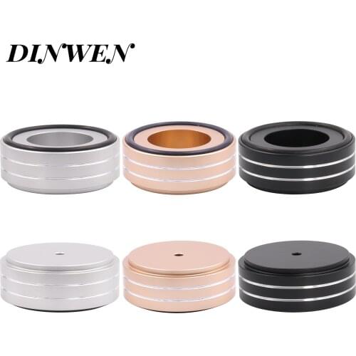 58x22mm Foot CNC Machined Solid Full Aluminum Speaker AMP Isolation Feet Spike Floor Base Audio Radio DAC Computer Chassis Stand