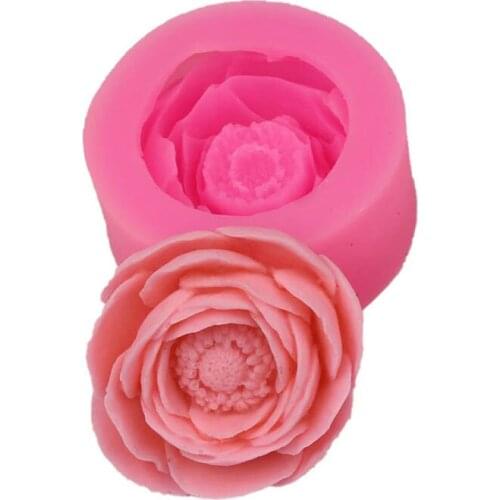 50pcs 3D Flower Silicone Sugarcraft Fondant Mold Cake Baking Decorating Tool Kitchen Cake Mould