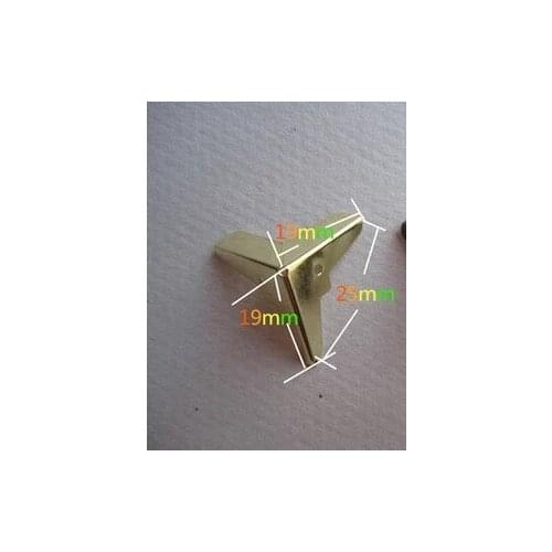 A2 Hardware Antique Mental Corner Decorative Protector Jewelry Box Gift Wine Chest Box Wood Case for Furniture accessories