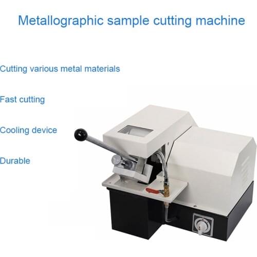 Automatic Metallographic Sample Cutting Machine With Cooling Device Test Laboratory Metal Material Inlay Grinding And Polishing