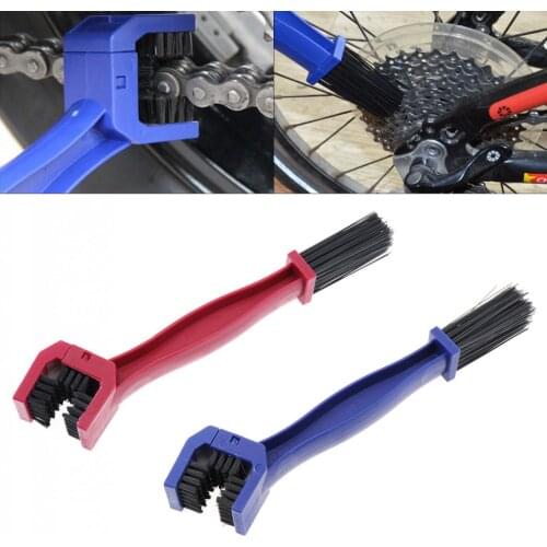 Chain Cleaning Brush Plastic Cycling Motorcycle Bicycle Chain Clean Brush Gear Grunge Brush Cleaner Outdoor Scrubber Tool