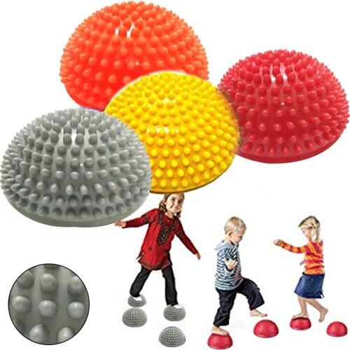 Kids Inflation Hemisphere Durian Foot Soles Muscle Stress Relief Massage Ball Toy