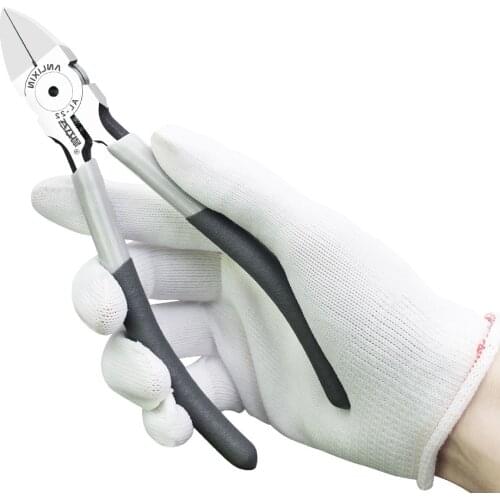 5/6 Inch Diagonal Pliers Plastic Nippers Industrial Grade Electric Wire Stripping Crimping Vise Strong Manual Home Repair Tools