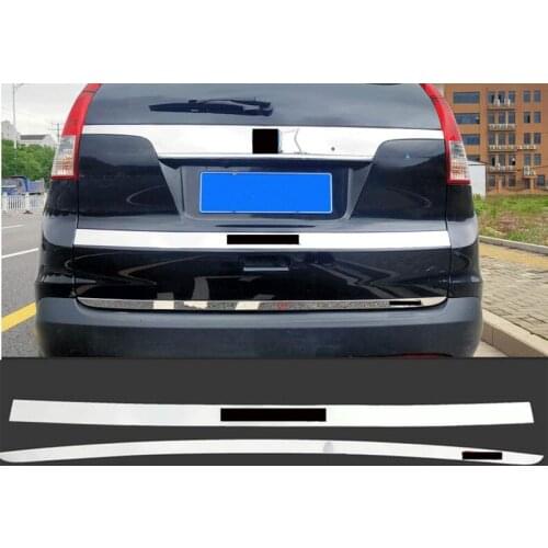 For Honda CRV CR-V 2012 2013 2014 2015 2016 Stainless Rear Door Trunk Lid Tailgate Strip Trim Cover