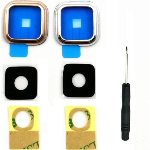 For Samsung Galaxy S5 G900 G900F G900H G900I G900G G900A/T I9600 Telephone Housing Back Camera Protective Glass Lens With Tool
