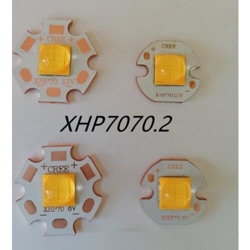 Epileds 7070.2 20W 12V 6V Led replace Cree MKR XHP70 XHP50 LED Emitter Warm white 3000K