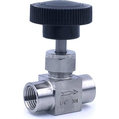 Needle valve Female thread BSP 1/8" 1/4" 3/8" 1/2" 3/4"inch stainless steel Flow Control shut off crane Adjustable needle valve