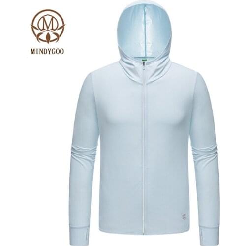 MINDYGOO High Quality Wholesale Custom Logo 2021 New Design Light Sun Protect Skin Jacket