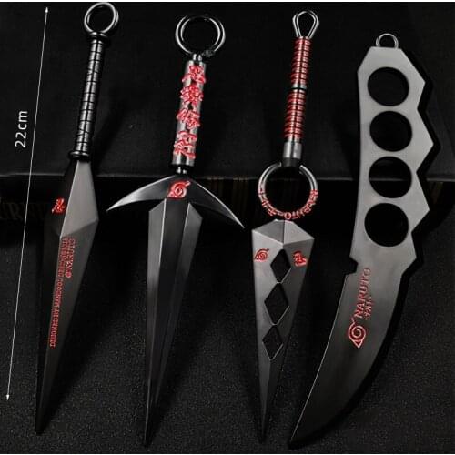 Naruto Weapon Model Luminous Flying Thor Alloy Simulation Toy Kawaii Action Figure Anime Figure Anime Childrens Gifts Naruto