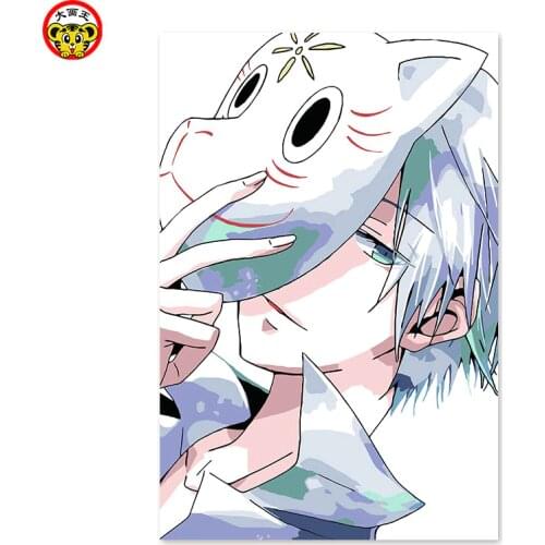 Painting by numbers art paint by number Second element, animation, beautiful boy Anime Digital painting DIY, drawing on the clot