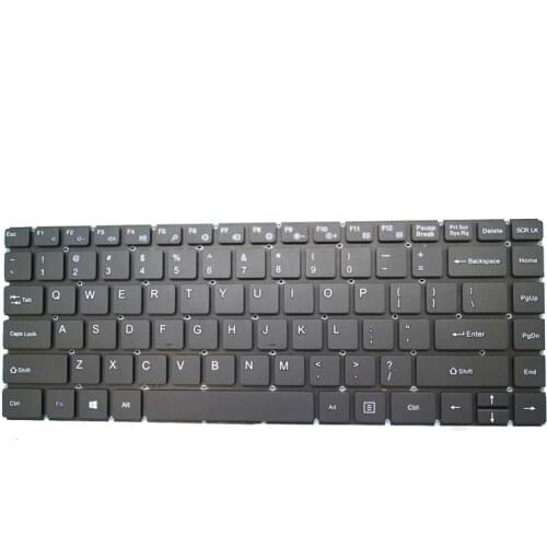 Laptop RU US Keyboard For Irbis NB130 English Russia black without Frame New