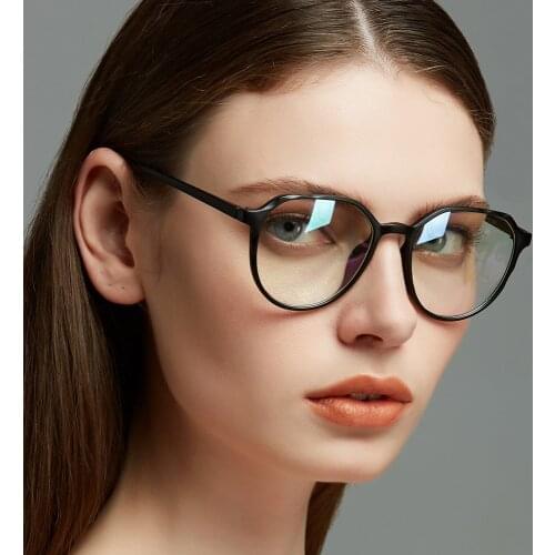 New Fashion Vintage Glasses Female Prescription Eyeglasses Clear Pink Frame Ultralight Women Myopia Nerd Reading Spectacles