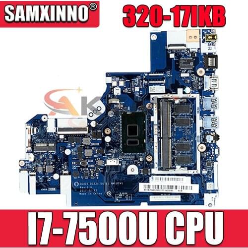 Applicable to 320-17IKB Computer Motherboard I7-7500U DDR(4G) Number NM-B241 FRU 5B20P25854 5B20N86271 5B20N86623 5B20N86510