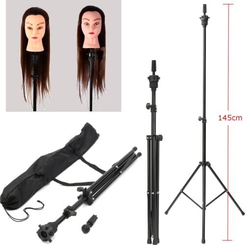 Adjustable Tripod Stand Holder Mannequin Head Tripod Hairdressing Training Head Holder Hair Stand Hair Trainning Tool