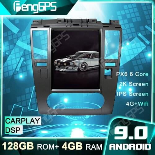Vertical Screen GPS Navigation for Nissan TIIDA 2008-2011 Audio Player 4K 1920*1080 4G+128G Android Radio Tesla Style Headunit