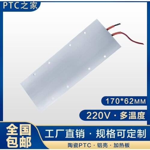 High Power 220V Cast Aluminum Constant Temperature PTC Air Electric Heating Sheet Heater Rapid Temperature Rise 170 * 62