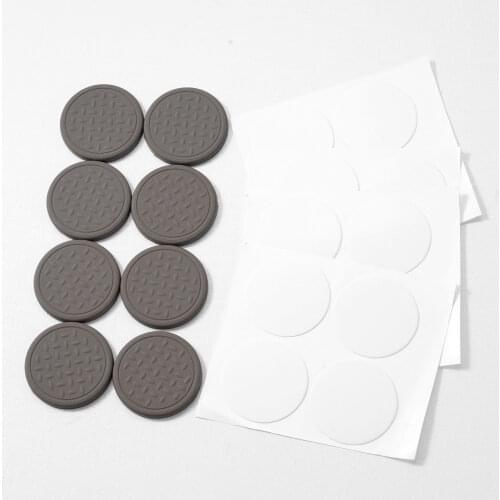 8Pcs Adhesive Silicone Feet Pads Anti Slip Sofa Bed Mats Furniture Legs Floors Protectors Stop Foot Covers Table Chair Legs Caps