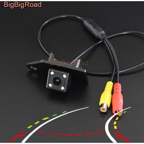 BigBigRoad For Mitsubishi ASX 2011 2012 2013 2014 2015 2016 Car Intelligent Dynamic Trajectory Tracks Rear View Backup Camera