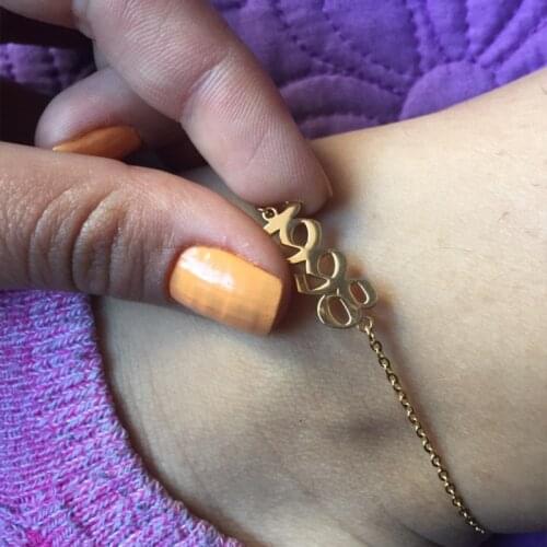 1994 1997 2020 Trend Birth Year Ankle Leg Bracelet For Women Jewelry Stainless Steel Gold Number Anklet Best Friendship Gifts
