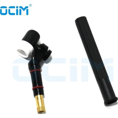 Black Swivel Neck Tig Head TIG Air Cooled For WP17 Torch