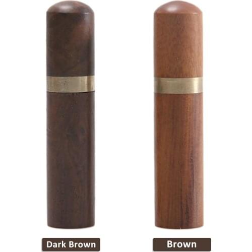 Wooden Needles Holder Toothpick Tube Hand Sewing Needles Case Wood Box Storage Tube Threads Storage Home Storage Container