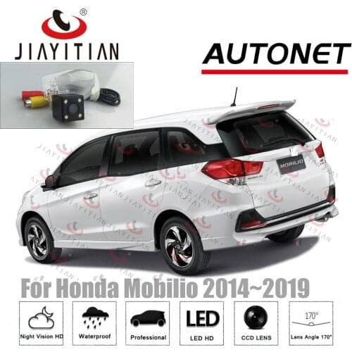 JIAYITIAN Rear View Camera For Honda Mobilio E RS MK2 DD4 2014~2018 2TH CCD Night Vision Backup camera License Plate camera