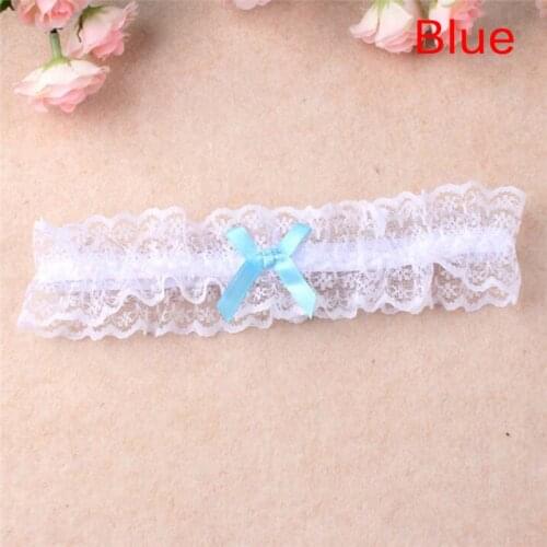 Women Bow Leg Ring Sexy Lingerie Lace Floral Garter Belt Bowknot Leg Loop Wedding Garters Bridal Cosplay Fashion Stocking Ring
