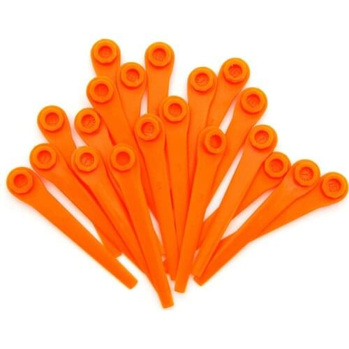 20Pcs Grass Trimmer Part Plastic Blades For Gardena 9823 9825 9820 9821