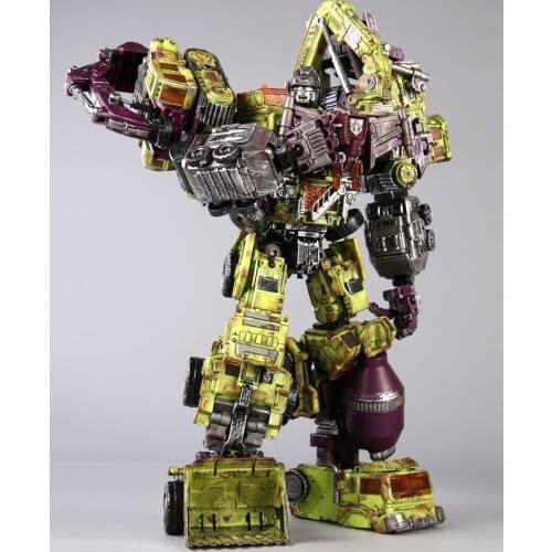 NBK Transformation 6IN1 Devastator Battle Damge GT KO Deformation Set Action Firure Robot Toys