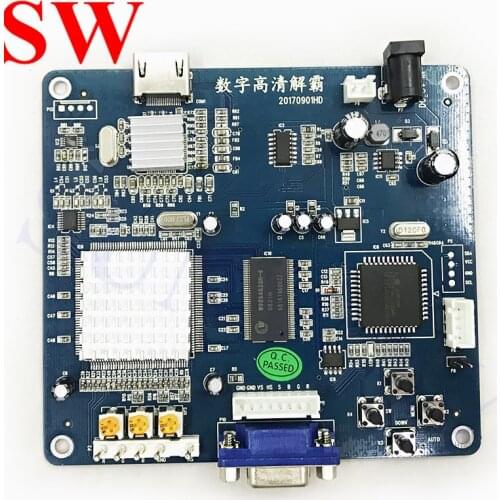 New Arrival CGA TO HDMI converter RGBS / CGA / EGA to HDMI converting Board PCB for HD LCD monitor arcade game cabinet machine