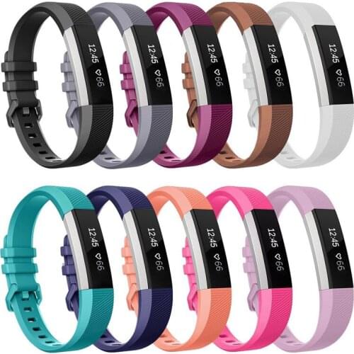 Replacement Silicone Rubber Band Strap Wristband Bracelet For Fitbit Alta/ Alta HR Small or Large Size