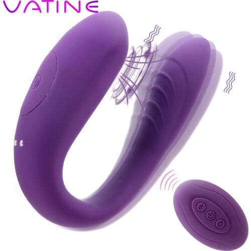 U Shape G-spot Vibrator Sex Toys for Couple Wireless Remote Control Vagina Massager Clitoris Stimulator Female Masturbator