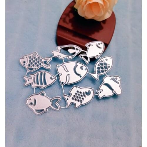 All kinds of small fish Metal Cutting Dies for DIY Scrapbooking Album Paper Cards Decorative Crafts Embossing Die Cuts