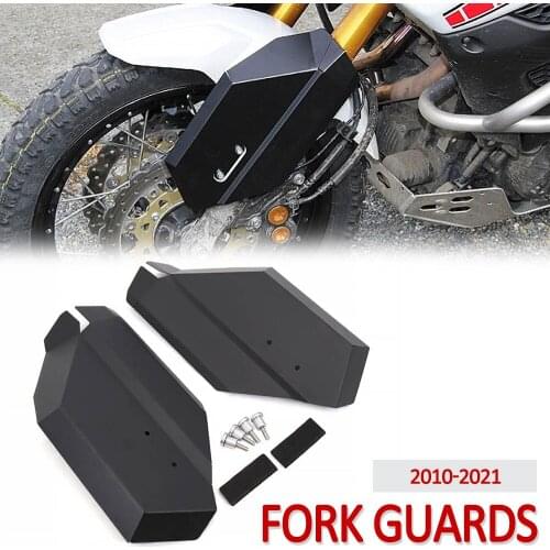 Black Motorcycle Front Fork Guards Protection For Yamaha Super Tenere XT1200Z 2010-2021 2020 2019 2018 2017 Super Tenere ES 2021