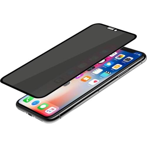 Magtim Full Cover Private Screen Protector For iPhone X XS MAX XR Antispy Tempered Glass For iPhone 6 6s 7 8 Plus Privacy Glass