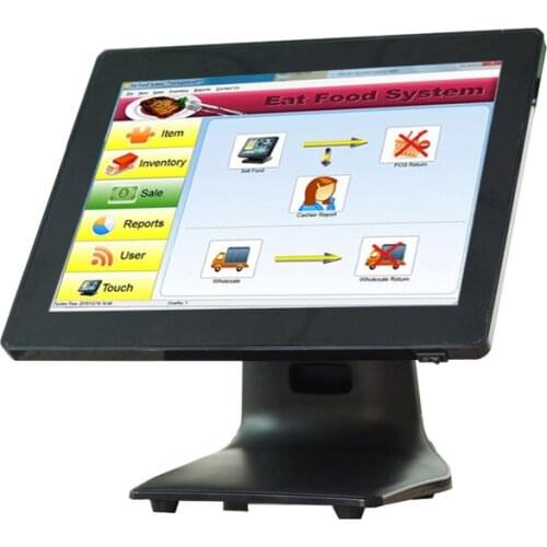 15'' Commercial Computer capacitive touch screen POS system for supermarket POS machine cash register punto de venta cashier