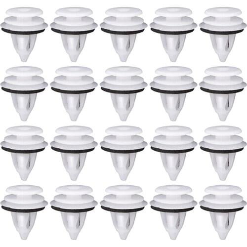 20pcs Auto Front Rear Door Card Panel Plastic Fascia Lining Trim Clips 51418224768 Accessories for BMW