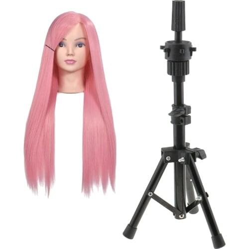 24 '' Hair Styling Mannequin Head Hairdressing Training Doll Head W
