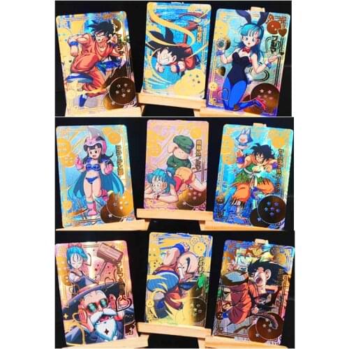 9pcs/set Dragon Ball Z GT Super Saiyan Heroes Battle Card Ultra Instinct Goku Vegeta Game Collection Cards