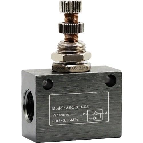 ASC ASC100-06 ASC200-08 ASC300-10/ASC300-15 The throttle gas flow control valve one-way speed regulating valve